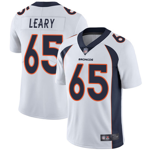 Men Denver Broncos 65 Ronald Leary White Vapor Untouchable Limited Player Football NFL Jersey